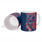 Sydney Roosters NAIDOC Week 2026 Ceramic Mug Aboriginal Lizard Dot Painting - 50 Years of Deadly