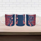 Sydney Roosters NAIDOC Week 2026 Ceramic Mug Aboriginal Lizard Dot Painting - 50 Years of Deadly
