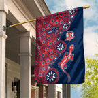 Sydney Roosters NAIDOC Week 2026 Garden Flag Aboriginal Lizard Dot Painting - 50 Years of Deadly