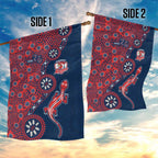 Sydney Roosters NAIDOC Week 2026 Garden Flag Aboriginal Lizard Dot Painting - 50 Years of Deadly