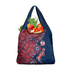 Sydney Roosters NAIDOC Week 2026 Grocery Bag Aboriginal Lizard Dot Painting - 50 Years of Deadly