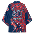 Sydney Roosters NAIDOC Week 2026 Kimono Aboriginal Lizard Dot Painting - 50 Years of Deadly