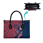 Sydney Roosters NAIDOC Week 2026 Leather Bag Aboriginal Lizard Dot Painting - 50 Years of Deadly