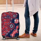 Sydney Roosters NAIDOC Week 2026 Luggage Cover Aboriginal Lizard Dot Painting - 50 Years of Deadly