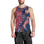 Sydney Roosters NAIDOC Week 2026 Men Tank Top Aboriginal Lizard Dot Painting - 50 Years of Deadly