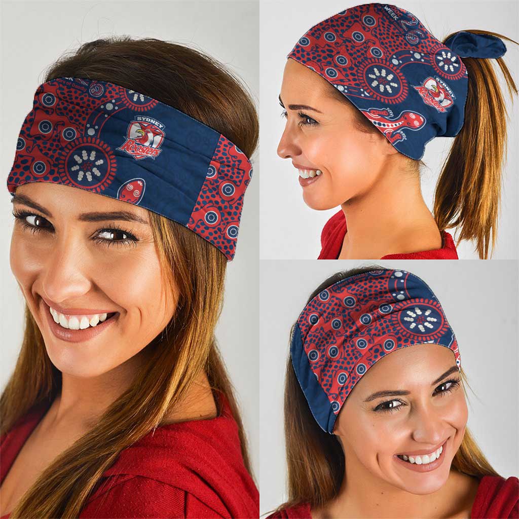 Sydney Roosters NAIDOC Week 2026 Neck Gaiter Aboriginal Lizard Dot Painting - 50 Years of Deadly