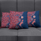 Sydney Roosters NAIDOC Week 2026 Pillow Cover Aboriginal Lizard Dot Painting - 50 Years of Deadly