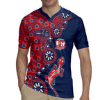 Sydney Roosters NAIDOC Week 2026 Rugby Jersey Aboriginal Lizard Dot Painting - 50 Years of Deadly