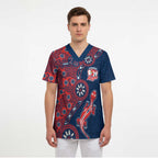 Sydney Roosters NAIDOC Week 2026 Scrub Top Aboriginal Lizard Dot Painting - 50 Years of Deadly