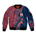 Sydney Roosters NAIDOC Week 2026 Sleeve Zip Bomber Jacket Aboriginal Lizard Dot Painting - 50 Years of Deadly