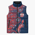 Sydney Roosters NAIDOC Week 2026 Sleeveless Puffer Jacket Aboriginal Lizard Dot Painting - 50 Years of Deadly