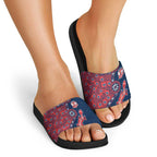 Sydney Roosters NAIDOC Week 2026 Slide Sandals Aboriginal Lizard Dot Painting - 50 Years of Deadly