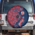 Sydney Roosters NAIDOC Week 2026 Spare Tire Cover Aboriginal Lizard Dot Painting - 50 Years of Deadly