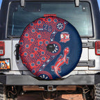 Sydney Roosters NAIDOC Week 2026 Spare Tire Cover Aboriginal Lizard Dot Painting - 50 Years of Deadly