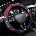 Sydney Roosters NAIDOC Week 2026 Steering Wheel Cover Aboriginal Lizard Dot Painting - 50 Years of Deadly