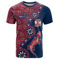 Sydney Roosters NAIDOC Week 2026 T Shirt Aboriginal Lizard Dot Painting - 50 Years of Deadly