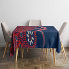 Sydney Roosters NAIDOC Week 2026 Tablecloth Aboriginal Lizard Dot Painting - 50 Years of Deadly