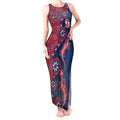 Sydney Roosters NAIDOC Week 2026 Tank Maxi Dress Aboriginal Lizard Dot Painting - 50 Years of Deadly