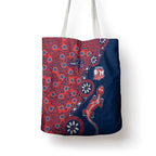 Sydney Roosters NAIDOC Week 2026 Tote Bag Aboriginal Lizard Dot Painting - 50 Years of Deadly