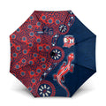 Sydney Roosters NAIDOC Week 2026 Umbrella Aboriginal Lizard Dot Painting - 50 Years of Deadly