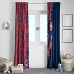 Sydney Roosters NAIDOC Week 2026 Window Curtain Aboriginal Lizard Dot Painting - 50 Years of Deadly