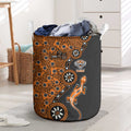 Wests Tigers NAIDOC Week 2026 Laundry Basket Aboriginal Lizard Dot Painting - 50 Years of Deadly