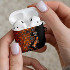 Wests Tigers NAIDOC Week 2026 AirPods Case Aboriginal Lizard Dot Painting - 50 Years of Deadly