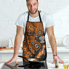 Wests Tigers NAIDOC Week 2026 Apron Aboriginal Lizard Dot Painting - 50 Years of Deadly