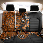 Wests Tigers NAIDOC Week 2026 Back Car Seat Cover Aboriginal Lizard Dot Painting - 50 Years of Deadly