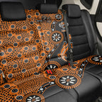 Wests Tigers NAIDOC Week 2026 Back Car Seat Cover Aboriginal Lizard Dot Painting - 50 Years of Deadly