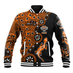 Wests Tigers NAIDOC Week 2026 Baseball Jacket Aboriginal Lizard Dot Painting - 50 Years of Deadly