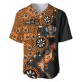 Wests Tigers NAIDOC Week 2026 Baseball Jersey Aboriginal Lizard Dot Painting - 50 Years of Deadly