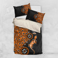 Wests Tigers NAIDOC Week 2026 Bedding Set Aboriginal Lizard Dot Painting - 50 Years of Deadly
