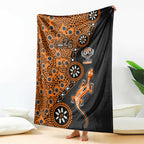 Wests Tigers NAIDOC Week 2026 Blanket Aboriginal Lizard Dot Painting - 50 Years of Deadly