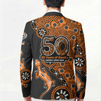 Wests Tigers NAIDOC Week 2026 Blazer Aboriginal Lizard Dot Painting - 50 Years of Deadly
