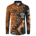 Wests Tigers NAIDOC Week 2026 Button Sweatshirt Aboriginal Lizard Dot Painting - 50 Years of Deadly