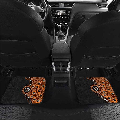 Wests Tigers NAIDOC Week 2026 Car Mats Aboriginal Lizard Dot Painting - 50 Years of Deadly