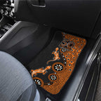 Wests Tigers NAIDOC Week 2026 Car Mats Aboriginal Lizard Dot Painting - 50 Years of Deadly