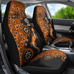 Wests Tigers NAIDOC Week 2026 Car Seat Cover Aboriginal Lizard Dot Painting - 50 Years of Deadly