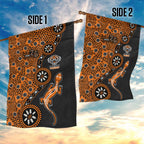 Wests Tigers NAIDOC Week 2026 Garden Flag Aboriginal Lizard Dot Painting - 50 Years of Deadly