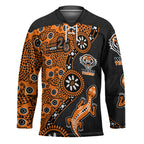 Wests Tigers NAIDOC Week 2026 Hockey Jersey Aboriginal Lizard Dot Painting - 50 Years of Deadly