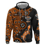 Wests Tigers NAIDOC Week 2026 Hoodie Aboriginal Lizard Dot Painting - 50 Years of Deadly