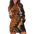 Wests Tigers NAIDOC Week 2026 Hoodie Dress Aboriginal Lizard Dot Painting - 50 Years of Deadly