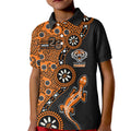 Wests Tigers NAIDOC Week 2026 Kid Polo Shirt Aboriginal Lizard Dot Painting - 50 Years of Deadly