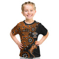 Wests Tigers NAIDOC Week 2026 Kid T Shirt Aboriginal Lizard Dot Painting - 50 Years of Deadly