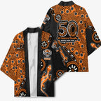 Wests Tigers NAIDOC Week 2026 Kimono Aboriginal Lizard Dot Painting - 50 Years of Deadly