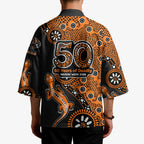 Wests Tigers NAIDOC Week 2026 Kimono Aboriginal Lizard Dot Painting - 50 Years of Deadly