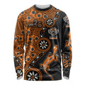 Wests Tigers NAIDOC Week 2026 Long Sleeve Shirt Aboriginal Lizard Dot Painting - 50 Years of Deadly