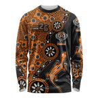 Wests Tigers NAIDOC Week 2026 Long Sleeve Shirt Aboriginal Lizard Dot Painting - 50 Years of Deadly
