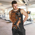 Wests Tigers NAIDOC Week 2026 Men Tank Top Aboriginal Lizard Dot Painting - 50 Years of Deadly